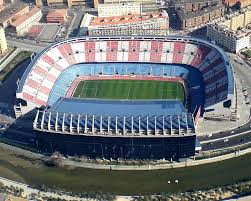Atletico madrid shirt of trainingspak kopen? Hd Wallpaper Atletico Madrid Stadium Aerial View Urban City Architecture Wallpaper Flare