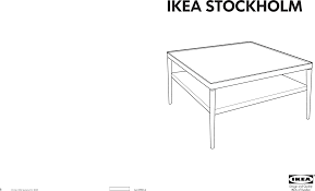 Home improvement reference related to ikea white square coffee table with storage. Ikea Stockholm Coffee Table 35x35 Assembly Instruction
