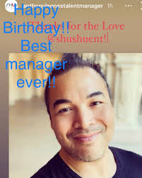 anthonyleonestalentmanager Happy Birthday to the best manager! Thank you  for all the guidance and drive!