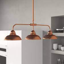 Loft modern pendant light glass ball hanging lamp kitchen light fixture dining hanglamp living room luminaire. Fernleaf Falmouth 3 Light Kitchen Island Pendant Reviews Wayfair Co Uk