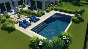 Rectangular Pool With Spa W Spillover On Vimeo In 2020 Rectangular Pool Swimming Pool Architecture Pools Backyard Inground