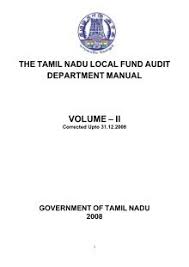 The Tamil Nadu Local Fund Audit Department Manual