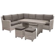 Kettler Palma 8 Seater Garden Corner Lounging Table And Chairs Set Rattan Outdoor Lounge Set Table And Chair Sets Garden Furniture Sets