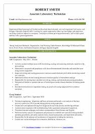 Find a cv sample that fits your career. Laboratory Technician Resume Samples Qwikresume