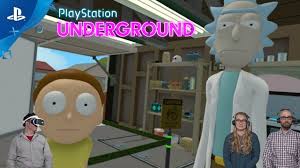 Rick And Morty Virtual Rick Ality Gameplay Preview Ps Underground Vr Edition Youtube