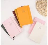 Foil Hot Stamp logo Custom Printing Hard Soft Cover PU Leather Linen Cotton  Cover Planner Notebook Diary Prayer Journal