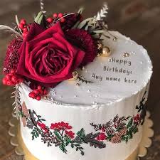 Happy Birthday Cake With Name 2020 Birthday Cake Generator Surprise your love ones by sending these roses birthday cake for lover images with name. happy birthday cake with name 2020