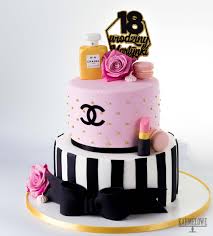 Glamour Birthday Cake For Chanel Lover Karmelowe Pl Cake Birthday Cake Desserts