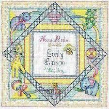 More images for cross stitch birth announcement patterns free to print » A Little Miracle Birth Sampler Cross Stitch From Bobbie G On Popscreen