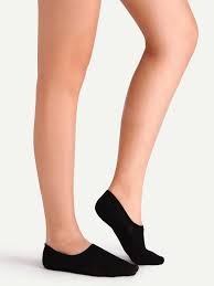 black no show socks for women