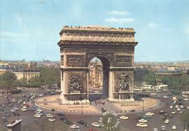 50 km de arco di trionfo. 1966 Arco Di Trionfo Del Carrousel Parigi Francia Ilmondoincartolina The Postcard World