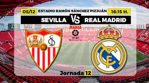 Los blancos are two points behind league leaders atletico madrid, and seeing that diego simeone's troops take on barca at camp nou, a win over sevilla could see zinedine zidane's men regain top position. Sevilla Vs Real Madrid Laliga Real Madrid S Starting Xi Vs Sevilla Vinicius And Rodrygo To Flank Benzema Marca