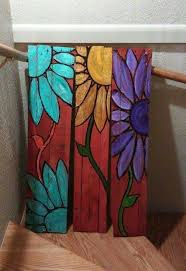 Single Pallet Painting Idea Pallet Art Pallet Painting Wood Art