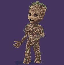 I Am Groot Pixelart Pixel Gaurdians2 Groot Pixel Art Groot Dancing Baby Groot