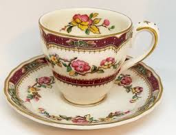Tea party invitation with teapot and teacup. Grindley Demitasse Cup Saucer English China Floral Pattern By Demitasse Cups Cup And Saucer Saucer