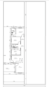 Planta De Casa Terrea Com 3 Quartos Em 2020 Plantas De Casas Planta De Casa Terrea Plantas De Casas Estreitas