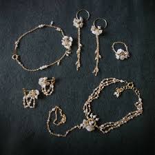 試行錯誤していた淡水パールシリーズ ようやく完成しました ピアス2点 ブレスレット フィンガーブレスレット チェーンリング各1点になります 6月の誕生石でもあるパール 6月中に仕上がってよかったです もうすぐ6月も終わりますが バリ島はここ3