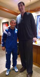 Faza Amuzantă De La Intalnirea Lui Messi Cu Mureșan Foto