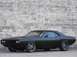 Matte Black 1969 Dodge Charger With Blower Matte Black Dodge Challenger Muscle Cars Dodge Challenger Classic Cars Muscle