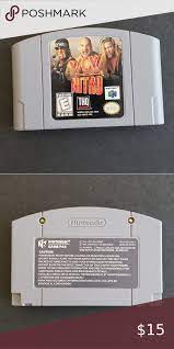 Wcw Nitro Nintendo N64 Game Pak Nintendo N64 N64 Games Nintendo