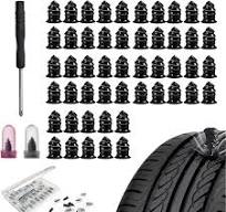 Tire Repair Plugs Quick-Fix Tire Repair Kit – Screw-in Rubber Plugs For Cars, Trucks & Motorcycles | Emergency Puncture Repair In 30 Seconds Tire Plug ...