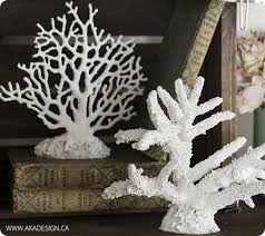 Painted Faux Coral For Summer Knockoffdecor Com Coral Decor Sea Crafts Seashell Crafts