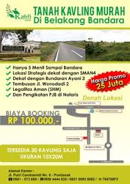 Tanah yang baik adalah tanah bekas kebun dan sawah. 60 Ide Tanah Kavling Pontianak Pontianak Tanah Investasi