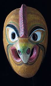 Ecuadorian Bird Mask Folk Art From The Quechua Indians Of Ecuador Masks Art Art Bird Masks