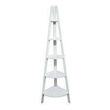 Maybe you would like to learn more about one of these? 5 Shelf Corner Ladder Bookcase White Casual Home