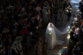 Unlike princess diana and kate middleton who wore white gowns designed by british fashion designers, david emmanuel and sarah burton for alexander mcqueen respectively, given markle's american. Meghan Markle S Wedding Dress Photos Details For Meghan S Givenchy Royal Wedding Dress