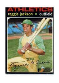 According to reggie, they quit playing when he could finally block cheryl's shots. 1971 Topps Reggie Jackson Oakland Athletics 20 Baseball Card For Sale Online Ebay