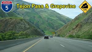 Clear skies for the next few hours. A Steep Paved Road To Tejon Pass In Ca