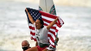 Her family gathered at a watch party in honolulu to cheer her after her win because they were not able to attend the olympics in person. Ufs1z1gzyp8wsm