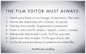 What Does A Film Editor Do Vashivisuals Film Editor Filmmaking Cinematography Film Technique