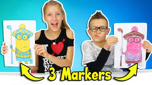 3 Marker Challenge Youtube Coloring ideas freeot marker pages phenomenal #8239732. 3 marker challenge