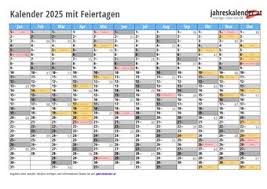 Klik link download kalender 2021 gratis. Kalender Excel Jahreskalender At