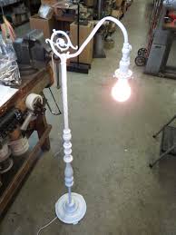Floor lamps are probably one of the best but most neglected parts of any room. Lamp Parts And Repair Lamp Doctor White Bridge Arm Floor Lamp Rewired And Repaired