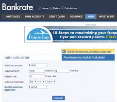 bankrate car loan used car listings