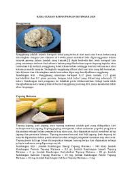 Resep makanan setengah jadi dari umbi. Hasil Olahan Bahan Pangan Setengah Jadi