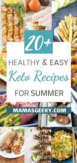 Clean eating shrimp cauliflower fried rice for meal prep! 20 Of The Best Summer Low Carb Keto Meals Mama S Geeky Keto Recipes Keto Recipes Easy Low Carb Keto