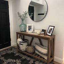 These stunning entry tables are all the inspiration you need to transform your foyer. Offerman 52 Console Table Entryway Table Decor Entry Table Decor Sofa Table Decor