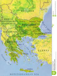 Veja os principais mapa da europa, como mapa político, físico, divisão ocidental e oriental. Mapa Geografico Do Pais Europeu Bulgaria Turquia E Grecia Foto De Stock Imagem De Cidade Turismo 94255318