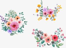 Vector Hand Painted Flowers Vector Diagram Hand Decorative Flowers Png Transparent Clipart Image And Psd File For Free Download Flower Painting Hand Painted Flowers Hand Painted