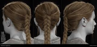 Bow clip headbands flower corker pony. Artstation Abby S Hair Danilo Athayde Character Modeling The Last Of Us The Last Of Us2