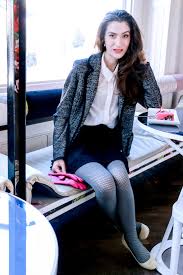 632 likes · 3 talking about this. Fashion Blogger Veronika Lipar Of Brunette From Wall Street Sharing How To Wear The Fishnets This Winter Outfits Fishnet Tights Tights