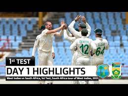 South africa will have their task cut out against the formidable hosts. West Indies Vs South Africa 1st Test Day 1 Highlights 2021 Wi Vs Sa 1st Test Day 1 Highlights 2021 Youtube