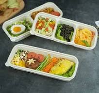 Biodegradable Disposable Cornstarch Corn Starch Bento Lunch Box Food  Container