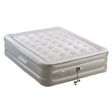 Coleman Guestrest 18 Double High Air Mattress With Built In Pump Gray Queen Size Mattress Air Mattress Air Bed