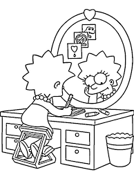 Coloriage Dessins Les Simpsons 14 Animales Animados Para Colorear Dibujos De Los Simpson Dibujos Para Colorear