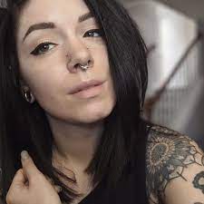 Added High Nostrils To My Already Extensive Nose Collection And I M Obsessed Piercing In 2021 High Nostril Piercing Face Piercings Peircings Women Nose Septum